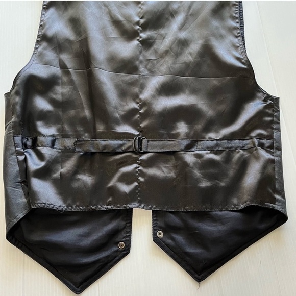 Preowned 1990s Exclusive PapaGraff Clothing Co Leather Vest Western Style. - Picture 7 of 12